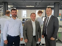 Директор Фонда развития промышленности Краснодарского края Дмитрий Цаплев посетил предприятие «Окос-Интеллект»